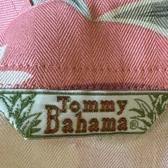 Vintage Tommy Bahama 100% Silk Size 6 Pink Hibiscus Tropical Print Wrap Skirt - Picture 5 of 6